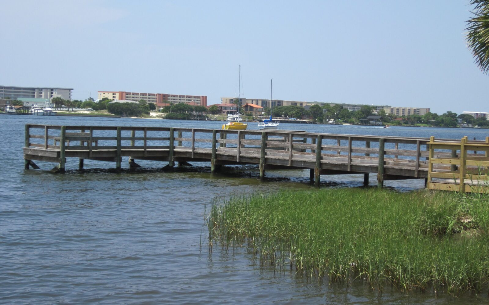 The waterfront landing at Fort Walton Beach