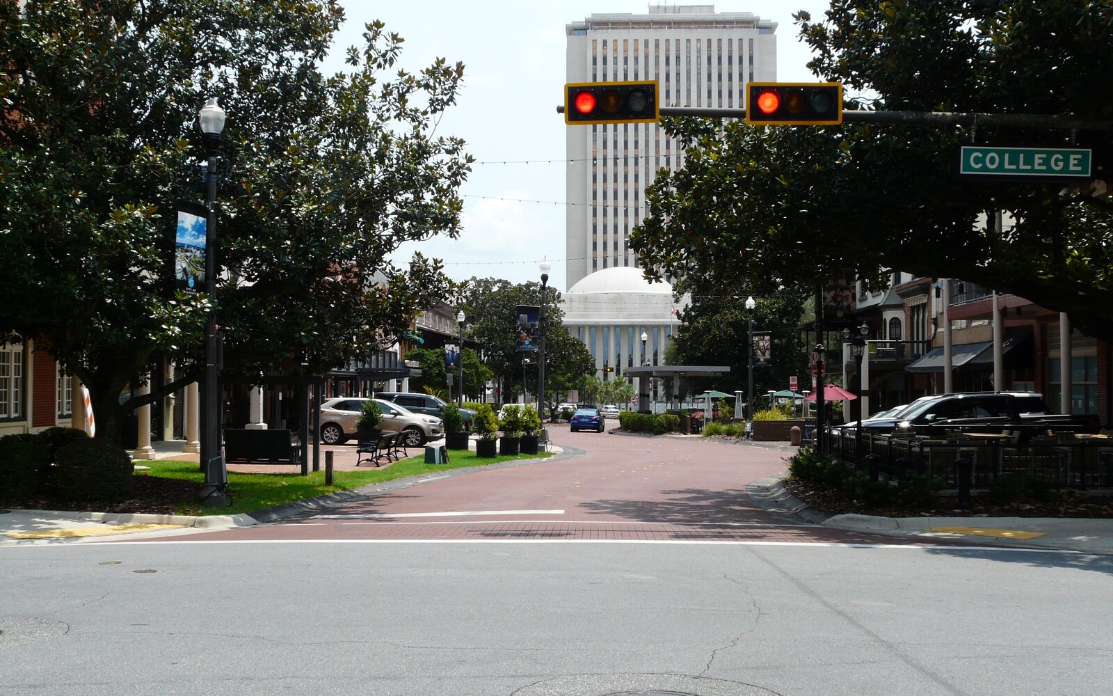South Adams Street in downtown Tallahassee
